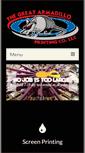 Mobile Screenshot of greatarmadillo.com