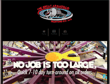Tablet Screenshot of greatarmadillo.com